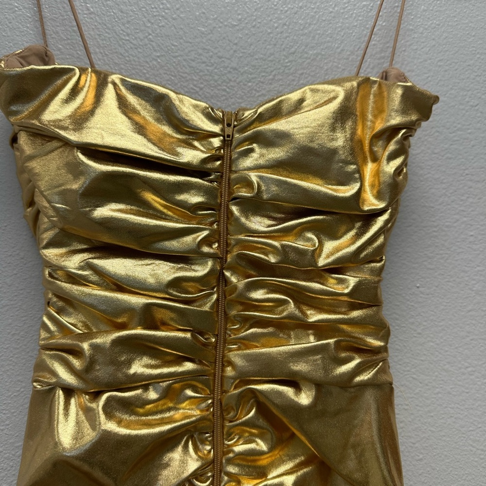 ALEX PERRY
Corin Ruched Metallic Minidress - Picture 7 of 7